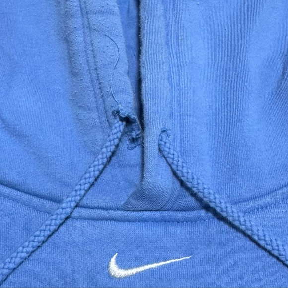 Vintage 2000s Nike Center Swoosh UNC Tarheels Hoodie Sweatshirt Adult Large - Picture 3 of 7